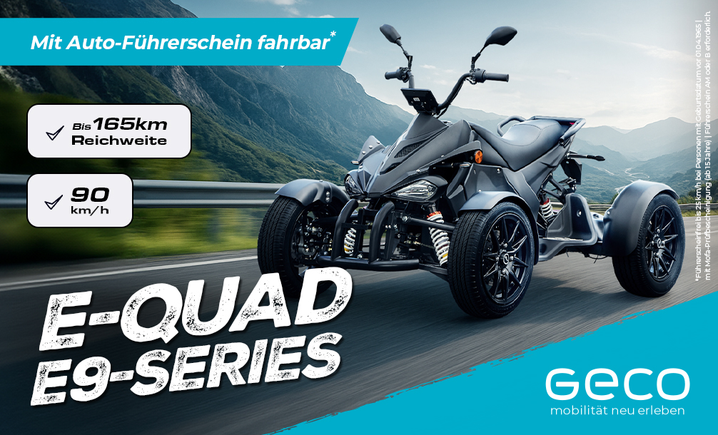 Elektroquad E9 Serie Elektroquad E Serie Geco E-Automobile
