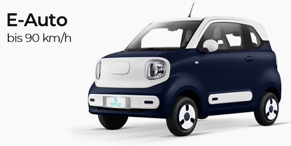 E-Auto bis 80 km/h Elektroauto Geco E-Auto