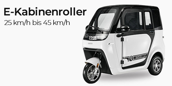 E-Kabinenroller von Geco E-Automobile Geco E-Kabinenroller 45 km/h