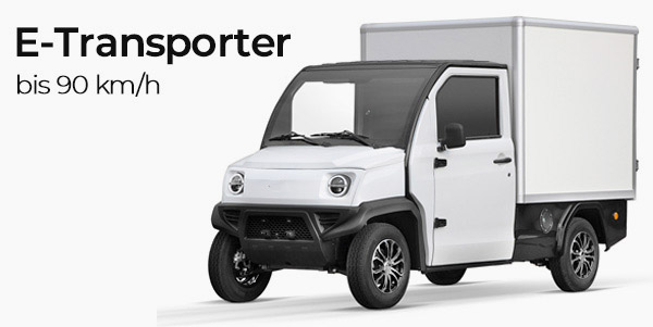 E-Transporter bis 80 km/h E-Transporter E-Fahrzeuge Geco